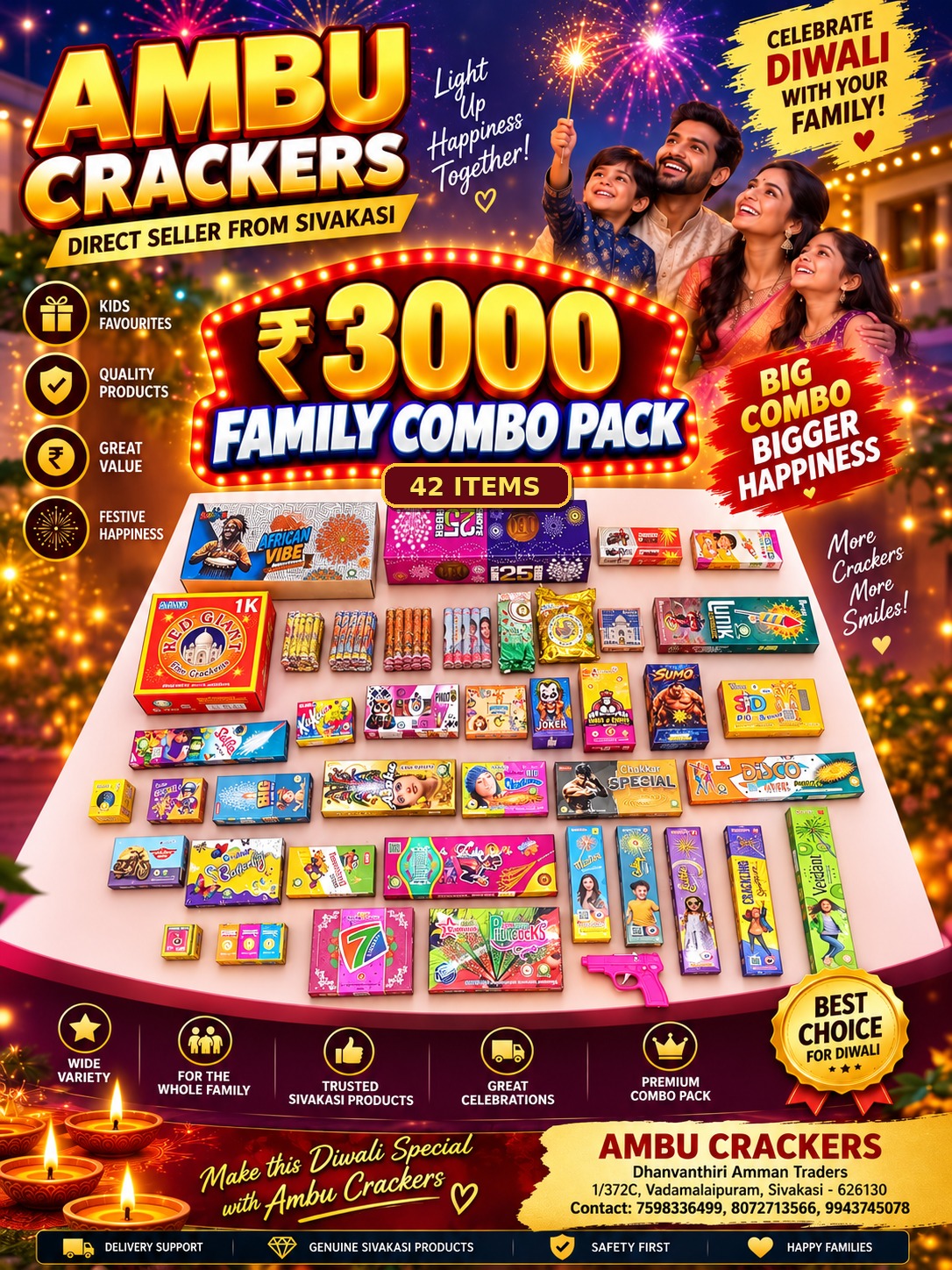 3000 Lite Pack 42 Items